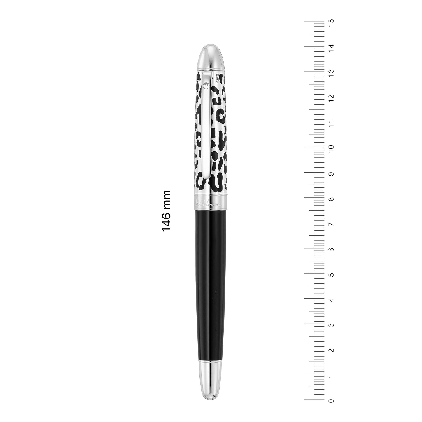 Waldmann Fountain Pen Leopard 18K, Black