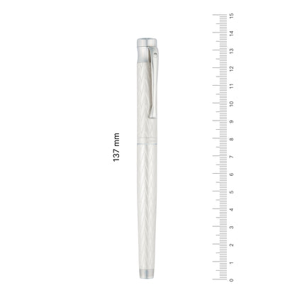 Waldmann Aura Day Fountain Pen, Silver, 18K, Matte Silver