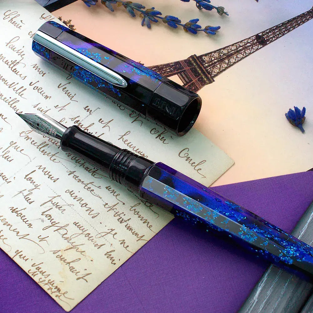 BENU Fountain Pen Euphoria gunmetal, French poetry