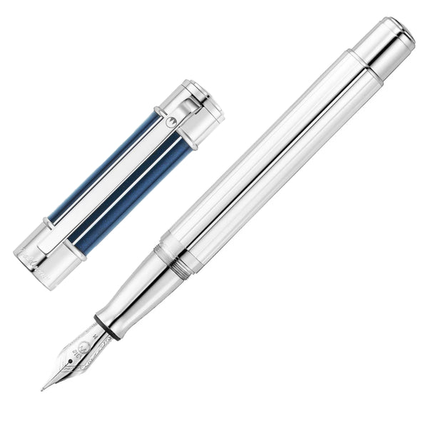 Waldmann, Füller Commander 23, weite Linien, Nachblau
