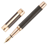 Waldmann Füller Commander 25 Ltd. Edt., rosevergoldet, 18Kt, braun