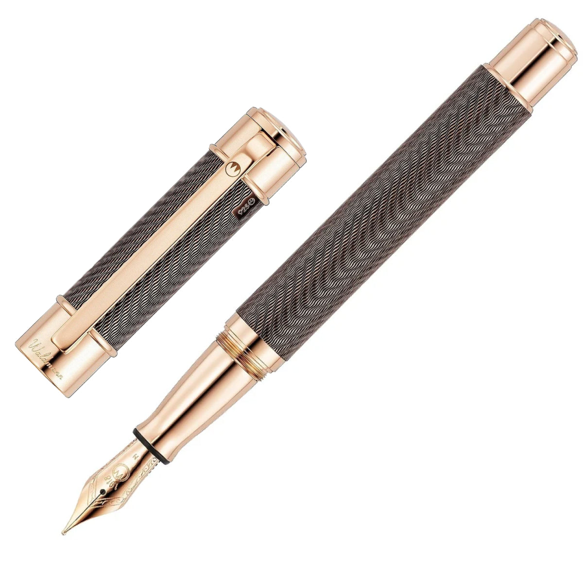 Waldmann Füller Commander 25 Ltd. Edt., rosevergoldet, braun