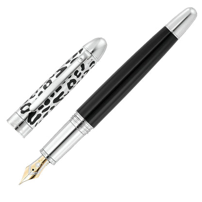 Waldmann Fountain Pen Leopard 18K, Black