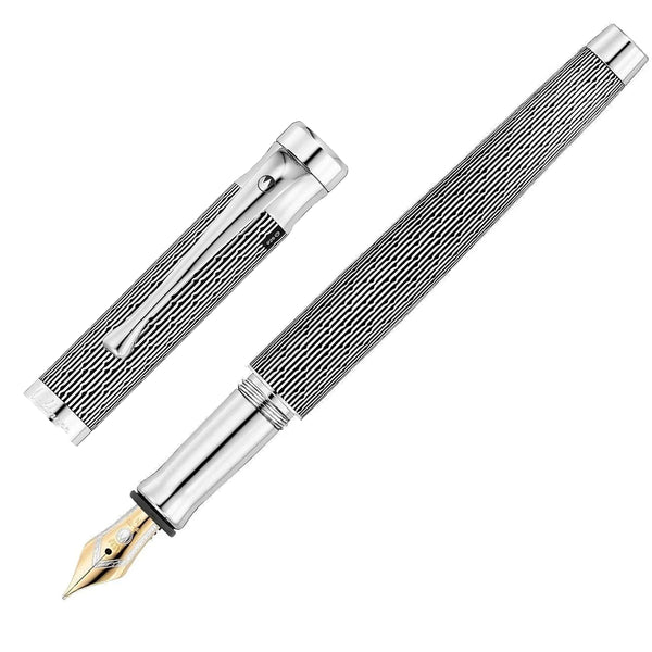 Waldmann, Füller Tango, Imagination, guillochiert, 18K Feder, schwarz