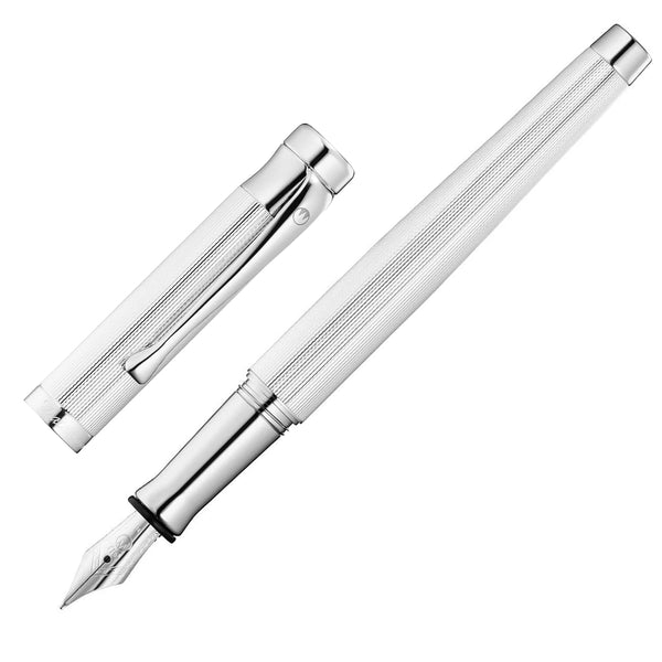 Waldmann, Füller Tango, feines Korn, silber