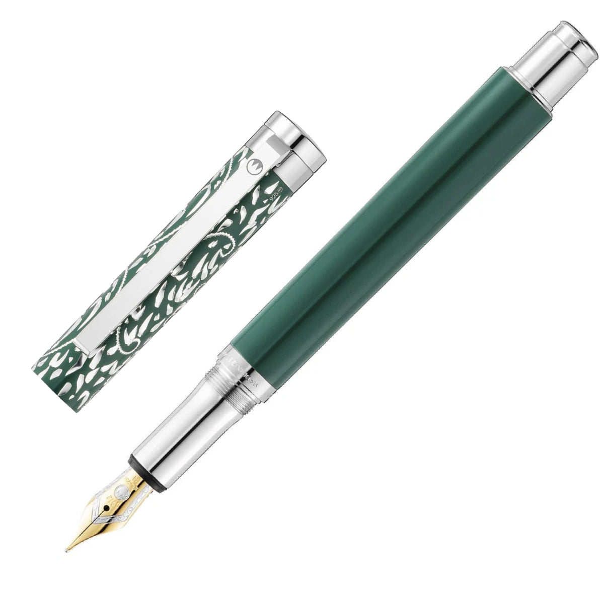 Waldmann, Füller Xetra Vienna Special Ed. Handgravur, 18K Feder, grün