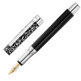 Waldmann, Füller Xetra Vienna, lackiert, 18K Feder, schwarz