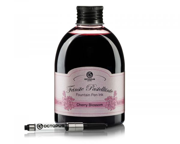 Octopus Fluids Fountain Pen Ink Pastel Cherry Blossom Pink 250 ml