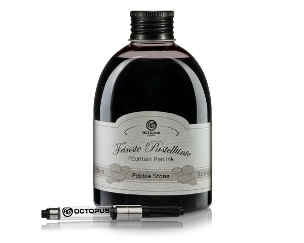 Octopus Fluids Fountain Pen Ink Pastel Colors Pastel Grey Pebble Stone 250 ml