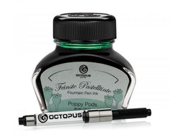 Octopus Fluids Füllhaltertinte Octopus Fluids Pastell-Füllhaltertinten Pastell Grün „Poppy Pods“ inkl. Standard-Konverter 30 ml
