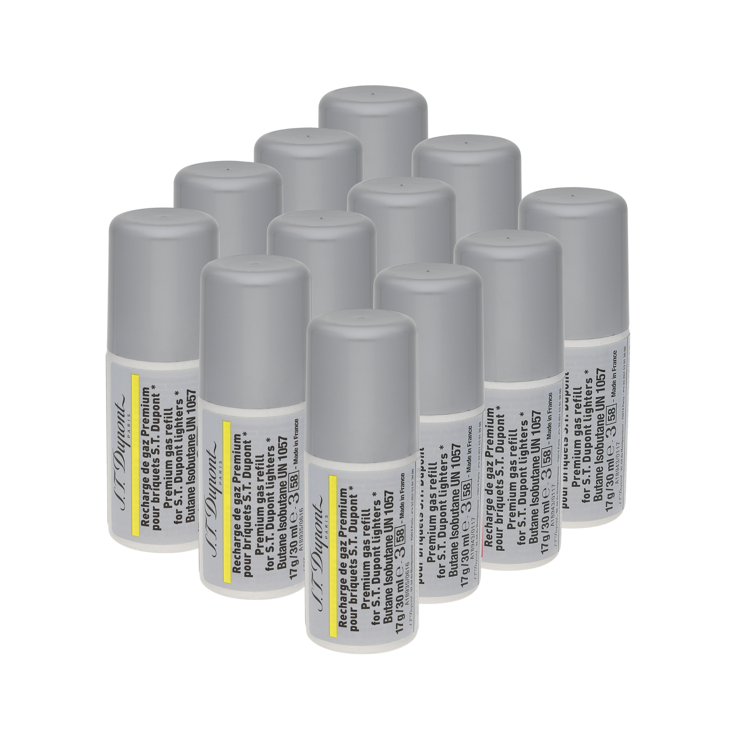 ST Dupont Lighter Box 12 Refills Ltd. Edt., Yellow