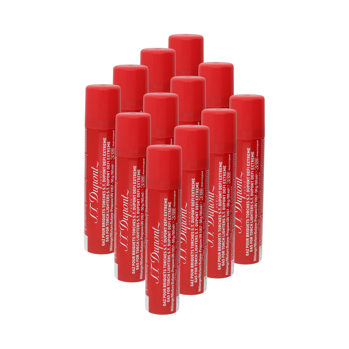 ST Dupont Refills Box 12 Nachfüllungen Ltd. Edt., Rot