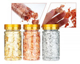 Octopus Fluids Dekorative Metallic-Flakes Gold Silber Roségold Glitzer Set