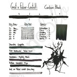 Tintenproben/ Ink Sample Set, Carbon Moon Stone, 5x5ml