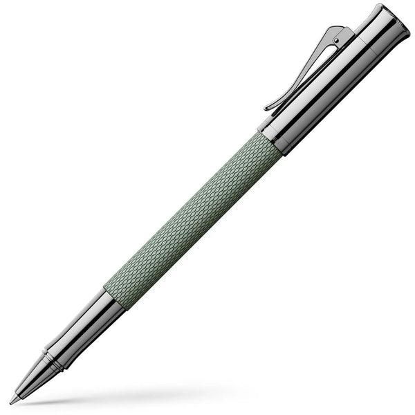 Graf von Faber-Castell Rollerball Guilloche Ruthenium, Sage Green