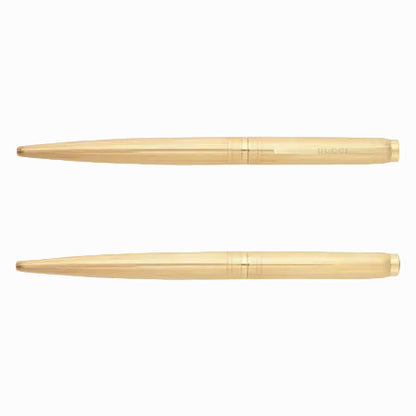 Gucci, Kugelschreiber mit Etui - Interlocking G, Gold