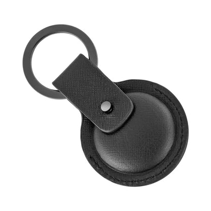 HUGO BOSS, Schlüsselring, Double B Saffiano mit AirTag-Halter, Black