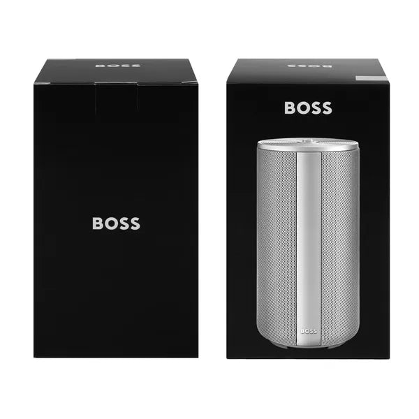 HUGO BOSS, Lautsprecher Elemental, Silver