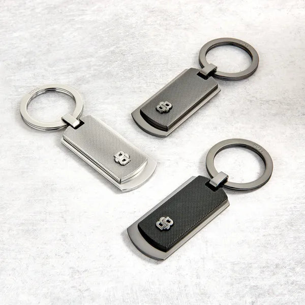 HUGO BOSS, keyring Tradition, dark blue