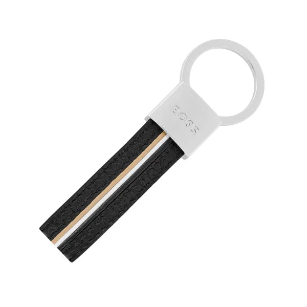 HUGO BOSS, Schlüsselring Iconic, Black