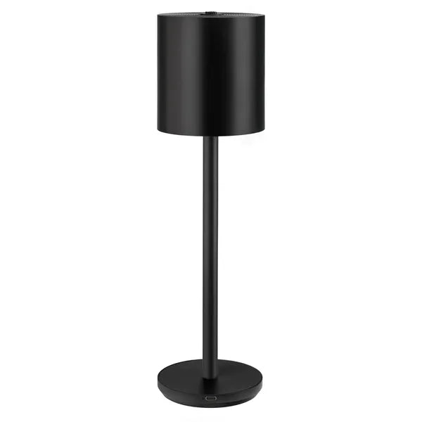 El Casco, lampe de bureau plaquée or 23 carats, noire