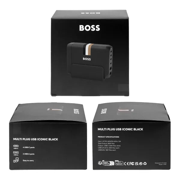 HUGO BOSS, Portefeuille, Noir iconique
