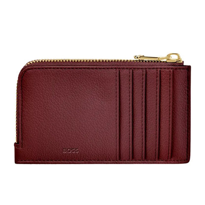 HUGO BOSS, Kartenhalter Signature Lady, Burgundy