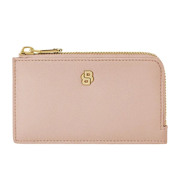 Porte-cartes HUGO BOSS Double B Saffiano, bronze