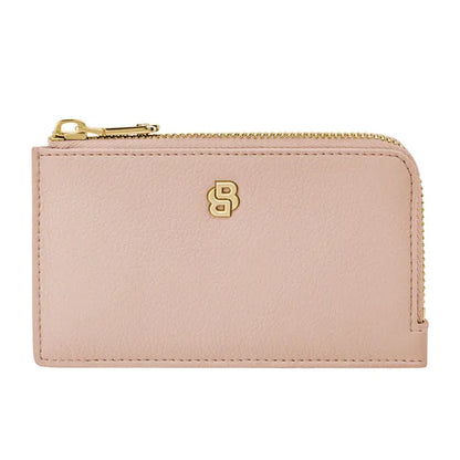 Porte-cartes HUGO BOSS Double B Saffiano, bronze