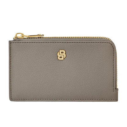 Porte-cartes HUGO BOSS Double B Saffiano, bronze