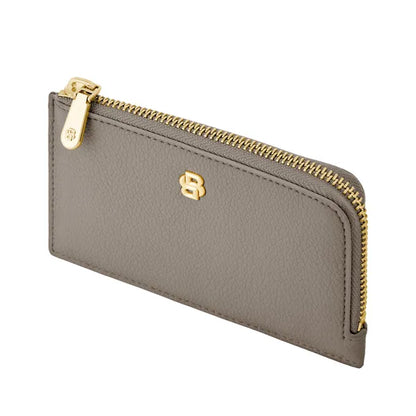 Porte-cartes HUGO BOSS Double B Saffiano, bronze