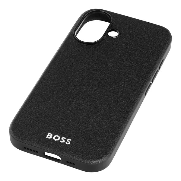 HUGO BOSS Phone Case Edge iPhone 16, black