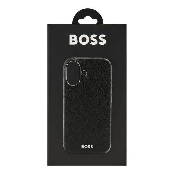 HUGO BOSS Phone Case Edge iPhone 16, black