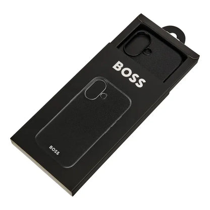 HUGO BOSS Phone Case Edge iPhone 16, black