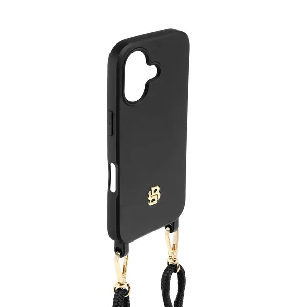 HUGO BOSS, Handyhülle Double B iPhone 17, Black & Gold
