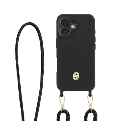 HUGO BOSS, Handyhülle Double B iPhone 17, Black & Gold