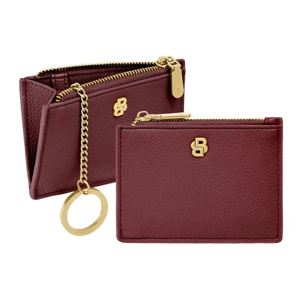 HUGO BOSS, Kartenhalter Signature Lady, Burgundy