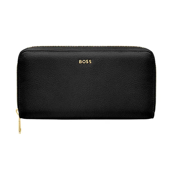 HUGO BOSS, Brieftasche, Signature Lady, Black