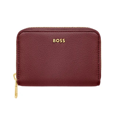 HUGO BOSS Brieftasche & Geldbörse, Signature Lady, Burgundy