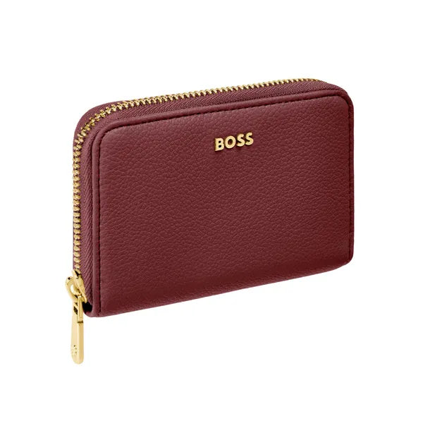 HUGO BOSS Brieftasche & Geldbörse, Signature Lady, Burgundy