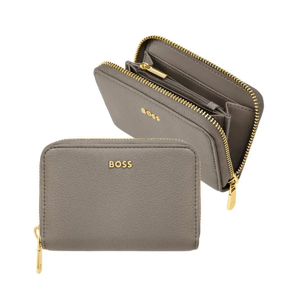 HUGO BOSS Brieftasche & Geldbörse, Signature Lady, Taupe