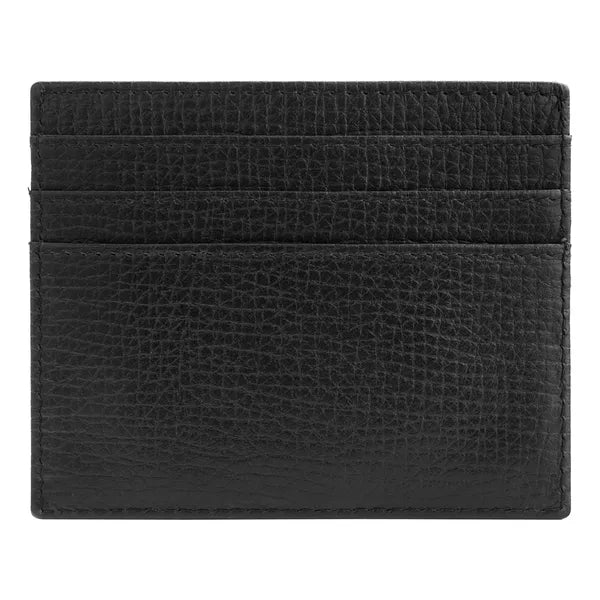 Porte-cartes HUGO BOSS Double B Saffiano, bronze