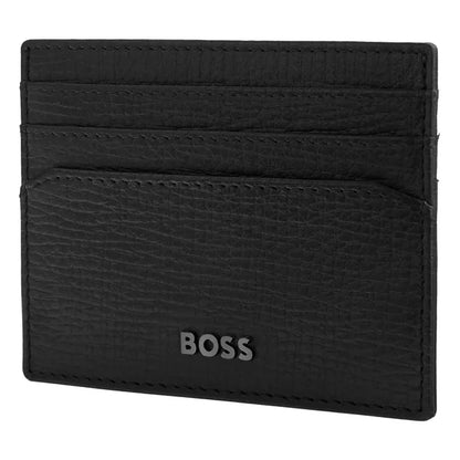 Porte-cartes HUGO BOSS Double B Saffiano, bronze
