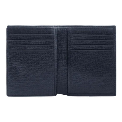 HUGO BOSS, Kartenetui mit Umschlag, Grid, Navy