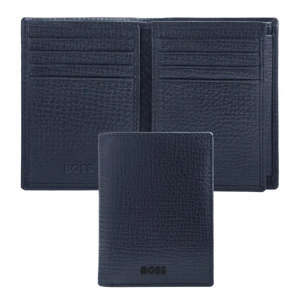 Porte-cartes HUGO BOSS Double B Saffiano, bronze