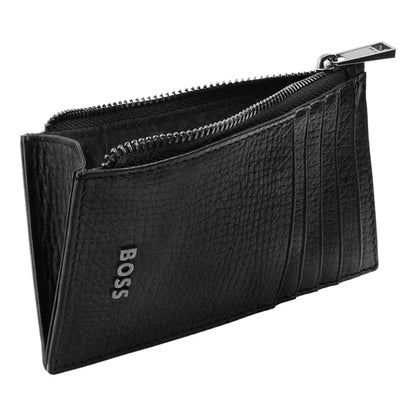 Porte-cartes HUGO BOSS Double B Saffiano, bronze