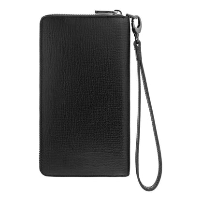 Porte-cartes HUGO BOSS Double B Saffiano, bronze