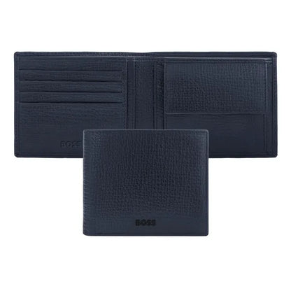 HUGO BOSS, Brieftasche & geldbörse, Grid, Navy