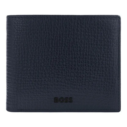 HUGO BOSS, Brieftasche & geldbörse, Grid, Navy