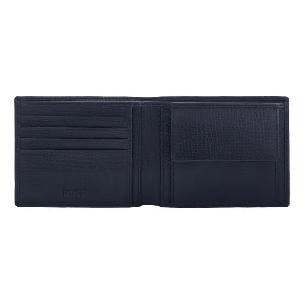 HUGO BOSS, Brieftasche & geldbörse, Grid, Navy